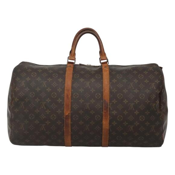 LOUIS VUITTON Monogram Keepall 55 Boston Bag M41424 - Picture 2 of 16